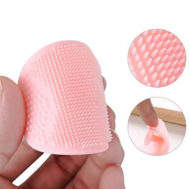 As seen on TV makeup tools Korea silicone facial cleansing brush,mini silicone face washing massage pad for office lady makeup